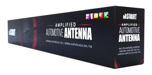 Antena Interna De Radio Automotivo Svart By Tech One